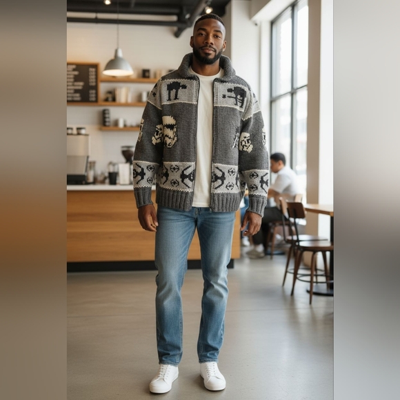 ACCEPTING CUSTOM ORDERS FOR XMAS! Star Wars Custom Wool sweater - Picture 4 of 12